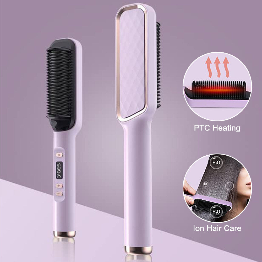 Hot Comb Straightener For Hair Straightener Brush Electric Hair Brushes