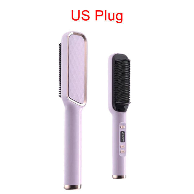 Hot Comb Straightener For Hair Straightener Brush Electric Hair Brushes