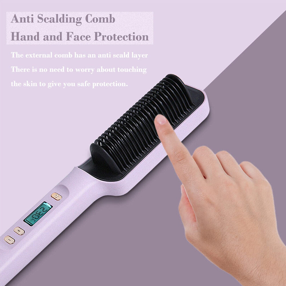 Hot Comb Straightener For Hair Straightener Brush Electric Hair Brushes